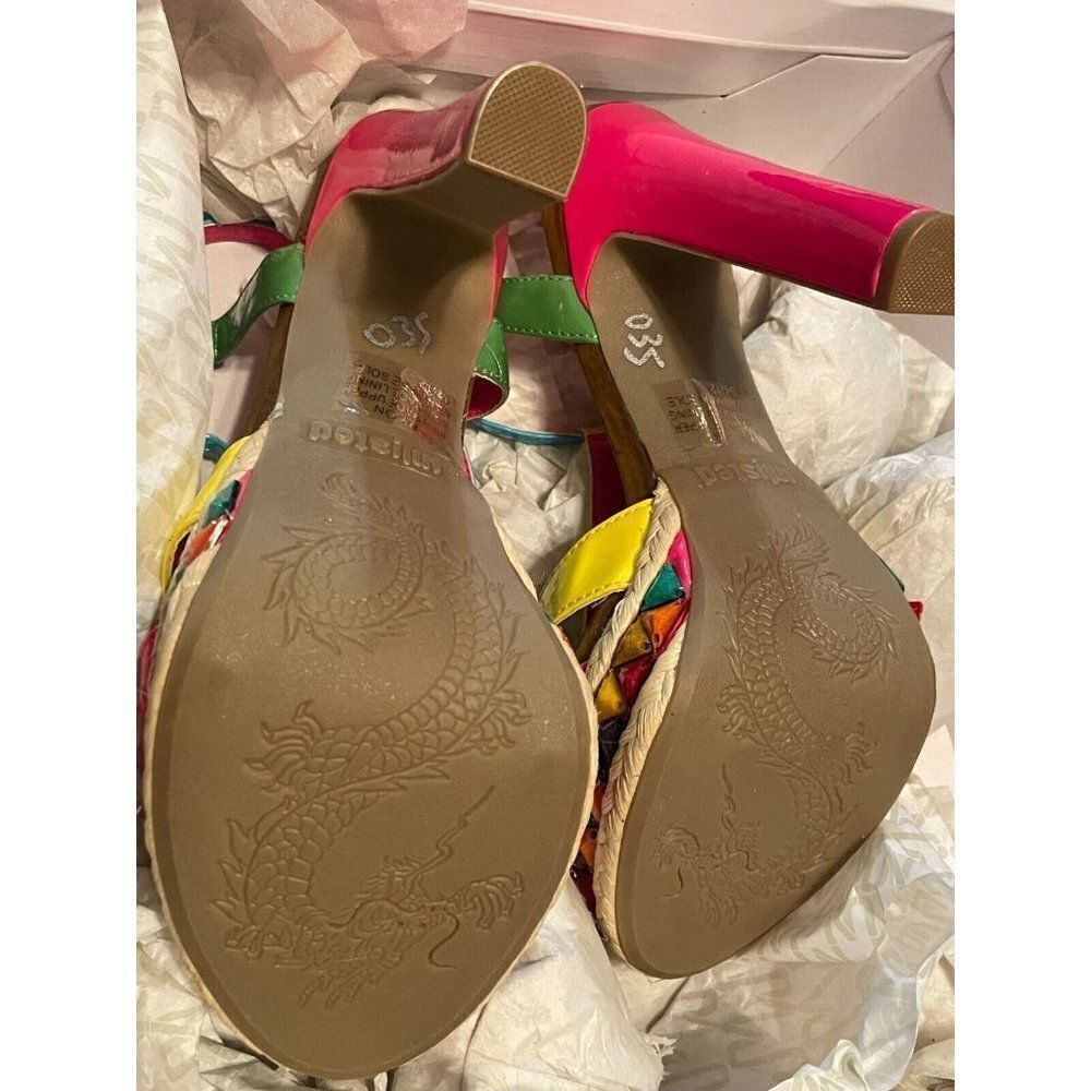Unlisted Kenneth Cole platform shoes Carry Always Yellow, Pink Blue, green 6.5 - Picture 8 of 10